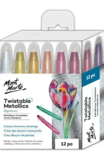 Mont Marte Signature Twistable Metallics 12pc