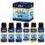 Bluebird Acrylic Pouring Paint Pre-mixed – 100 ml – Set of 6 Primary