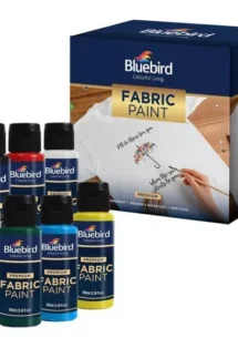 Bluebird Fabric Paints 100 ml – Set of 6 Primary