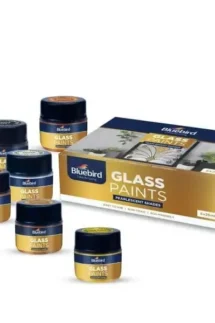 Bluebird Glass Paints 25 ml – Set of 6