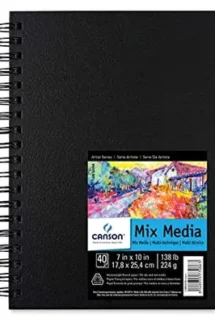 Canson Mixed Media Art Book 9x12 inches 224Gsm
