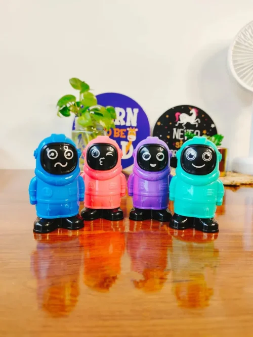 Cute Astronaut Shape Dual Hole Sharpener & Eraser
