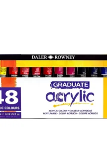 Daler Rowney Graduate Acrylic Paints 22ml Set of 48