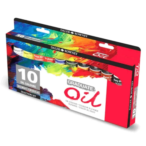 Daler Rowney Graduate Oil Selection Set 38ml Set of 10