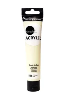 Daler Rowney Simply Acrylic Glow In the Dark Tube 75ml