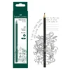 Faber Castell Black Matt Graphite Pencil HB 1111 Pack of 12
