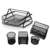 Metal Mesh Desk Organizer Set