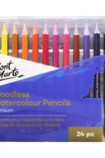 Mont Marte Woodless Watercolour Pencils Premium 24pc