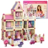 Assembling Princess Wooden House for Girls – 298pcs Creative Construction Blocks Toy Build Her Dream Castle – Spark Imagination Through Play Introducing the Assembling Princess Wooden House for a Girl – Construction Blocks Toy (298pcs), a delightful DIY playset that brings fairytales to life. Designed to inspire creativity, logical thinking, and fine motor skills, this beautiful wooden house kit is the perfect gift for young princess lovers and budding architects. Princess-Themed Wooden Construction Toy Crafted from high-quality, non-toxic wood, this 298-piece set includes everything a child needs to build her own dream house. Adorned with pastel colors, decorative mini furniture, charming window details, and a castle-like structure, it’s perfect for girls aged 5 and above. Each piece is crafted for easy handling and safe play. Educational and Interactive Fun This toy is more than just a dollhouse—it's an engaging building experience that teaches patience, problem-solving, and basic construction skills. Children can follow the simple illustrated instructions or design their own magical layout. It promotes hands-on learning, spatial awareness, and storytelling skills. Encourages Creative Role-Play Once assembled, the Princess Wooden House becomes a magical space for dolls and pretend-play. Girls can play out royal adventures, bedtime stories, and family scenes. This fosters emotional development and imaginative thinking—key aspects of a child’s early growth. Perfect Gift for Girls Who Love to Build Whether it’s a birthday, Eid, or special surprise, this construction block toy makes a meaningful and entertaining gift. It combines the joy of building with the fun of pretend play, ensuring hours of screen-free entertainment. What’s Inside the Box? 🏠 298 wooden construction blocks 🛏️ Furniture & princess-themed accessories 🧱 Easy-to-connect pieces for safe building 📖 Illustrated instruction manual Everything your child needs to create a charming princess paradise is right in the box. Why Choose This Wooden House Construction Set? ✅ Durable, eco-friendly wooden materials ✅ Promotes STEAM learning ✅ Enhances concentration and coordination ✅ Supports imaginative storytelling ✅ Beautifully designed with vibrant colors Don’t miss the chance to give your little girl a toy that builds both fun and learning.