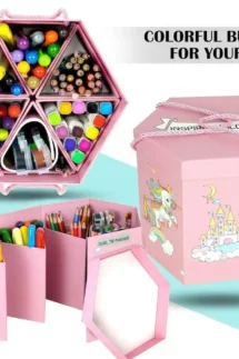 Children Deluxe Art Drawing Color Kit 83pcs