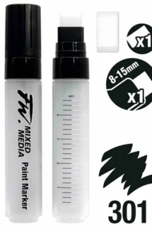 Daler Rowney FW Mixed Media Refillable Paint Marker Large Flat Nib