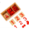 Early learning Wooden Montessori Cards