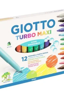 Giotto Turbo Maxi Markers 12 Pcs Set