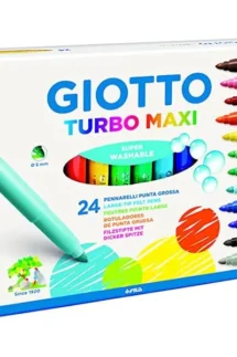 Giotto Turbo Maxi Markers 24 Pcs Set
