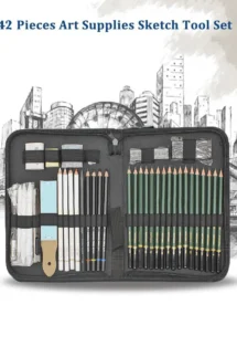 Keep Smiling Sketch Drawing Set Of 42 Pcs