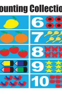 Kids Learning Educational Foam Wall Counting Collection