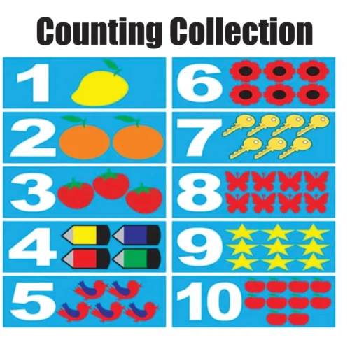Kids Learning Educational Foam Wall Counting Collection