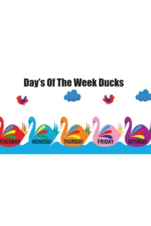 Kids Learning Educational Foam Wall Day's of The Week