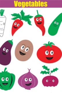Kids Learning Educational Foam Wall Vegetables Foaming Chart