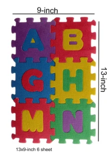 Kids Learning Eva Puzzle Foaming Mat 6pcs Set