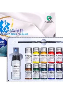 Maries Dope-Dyed Fiber Permanent Fabric Paint Set Of 12