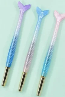 Minimal Matte Mermaid Fountain Ink Pen Set