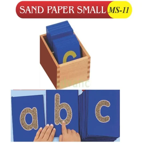 Montessori Sandpaper Small Alphabets