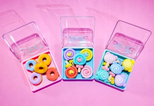 Sweets Candy Eraser 5Pcs Set