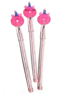 Unicorn Non Sharpening Donut Head Dice Pencils for kids