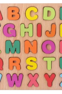 Wooden Alphabet Puzzle 3D
