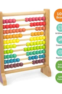 Wooden Educational Abacus Counting 100 Beads