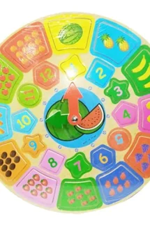 Wooden Toy Clock (730) #161
