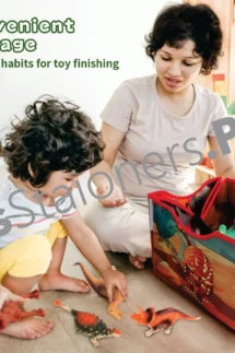 2 in 1 Dinosaur Storage Box & Playmat for Kids