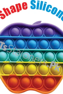 Apple Shape Silicone Push Popping Bubble