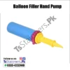 Balloon filler hand pump