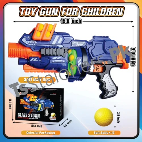 Blaze Storm Battery Operated Soft Ball Gun