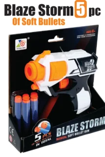 Blaze Storm Manual Soft Bullet Gun 5pcs ZC7113