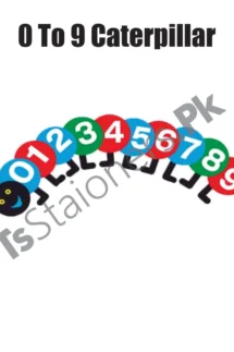 Kids Learning Educational Foam Wall 0 To 9 caterpillar
