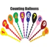 Kids Learning Educational Foam Wall Counting Balloons