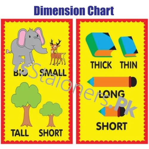 Kids Learning Educational Foam Wall Dimension Charts
