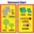 Kids Learning Educational Foam Wall Dimension Charts