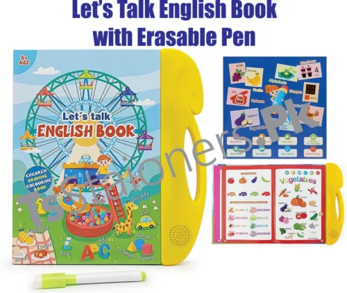 Let’s Talk English Book with Erasable Pen