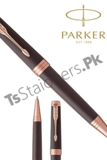 Parker Premier Soft Brown With Pink Gold Trim Ballpoint Pen