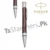 Parker Duofold Centennial Prestige Burgundy Chevron Pt Ballpoint Pen