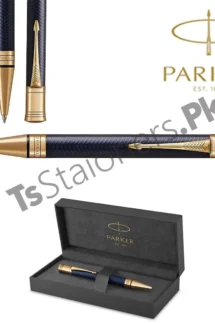 Parker Duofold Prestige Blue Chevron GT Ballpoint Pen