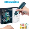 USB Rechargeable 3D Drawing Pen For Kids