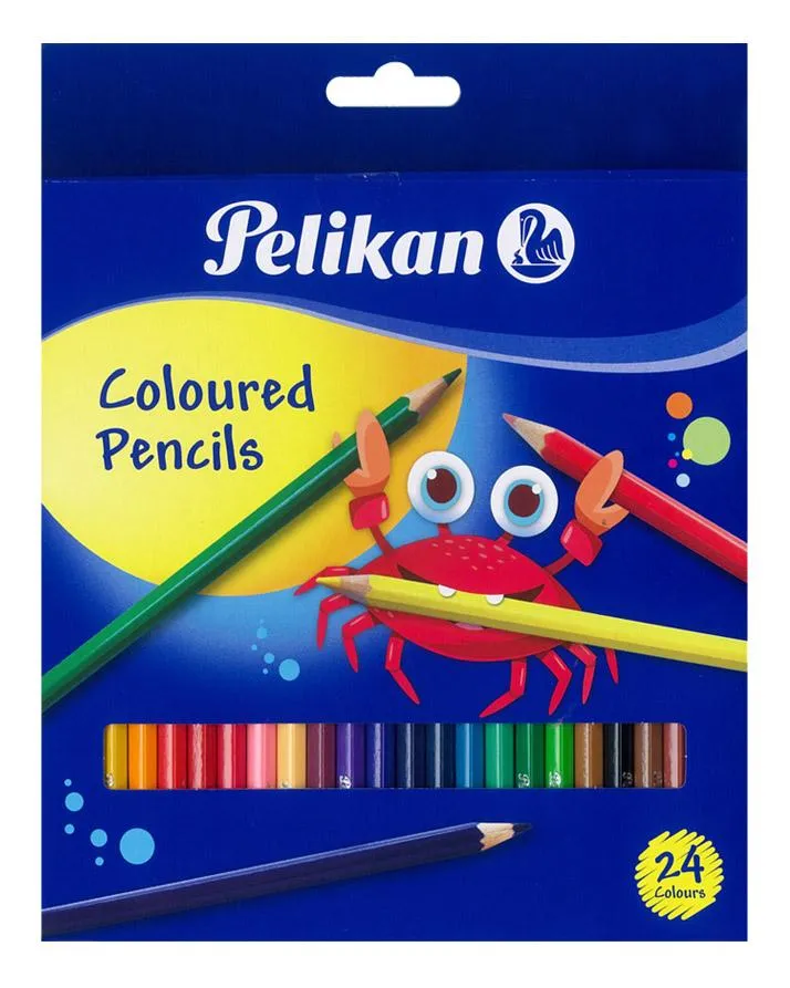 PELIKAN COLOUR PENCIL SET (MCP24L) X 24 PELIKAN COLOUR PENCIL SET (MCP24L) X 24