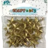 Art & Craft Plastic Star Large - Golden / Silver - 7865