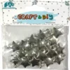Art & Craft Plastic Star Medium - Golden / Silver - 7861