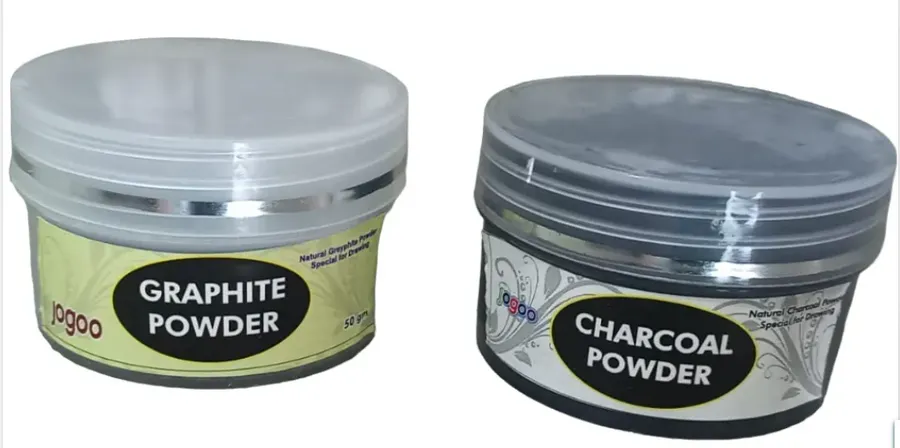 Charcoal Graphite Powder 50g For Painting-Art Drawing Charcoal-Dark Pigment Powder Charcoal / Graphite Powder 50g For Painting-Art || Drawing Charcoal-Dark Pigment Powder